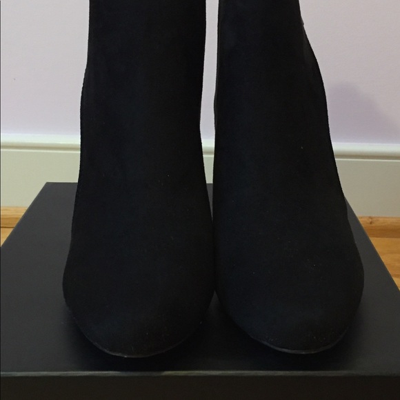 BCBGeneration Black Suede Booties | Size 9M - Picture 4 of 4